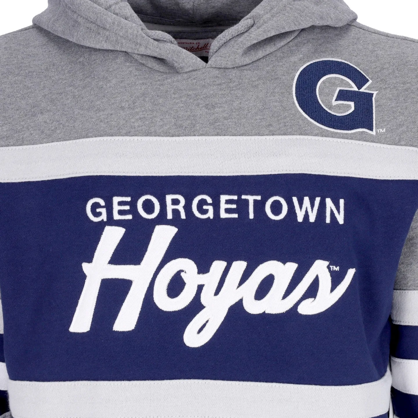 Felpa Cappuccio Uomo Ncaa Headcoach Hoodie Geohoy Navy