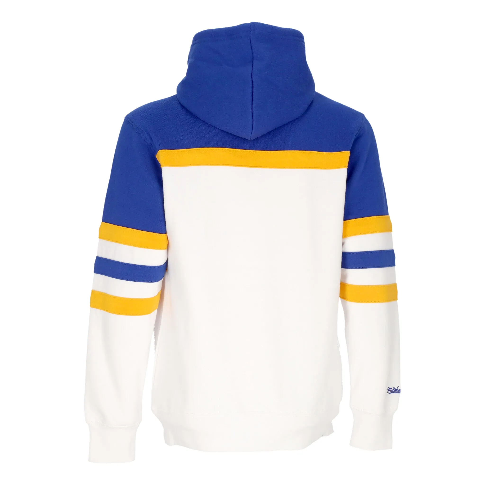 Felpa Cappuccio Uomo Nhl Head Coach Hoodie Stlblu Original Team Colors