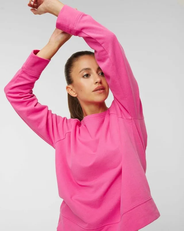 Felpa JUVIA LIGHT FLEECE CROPPED