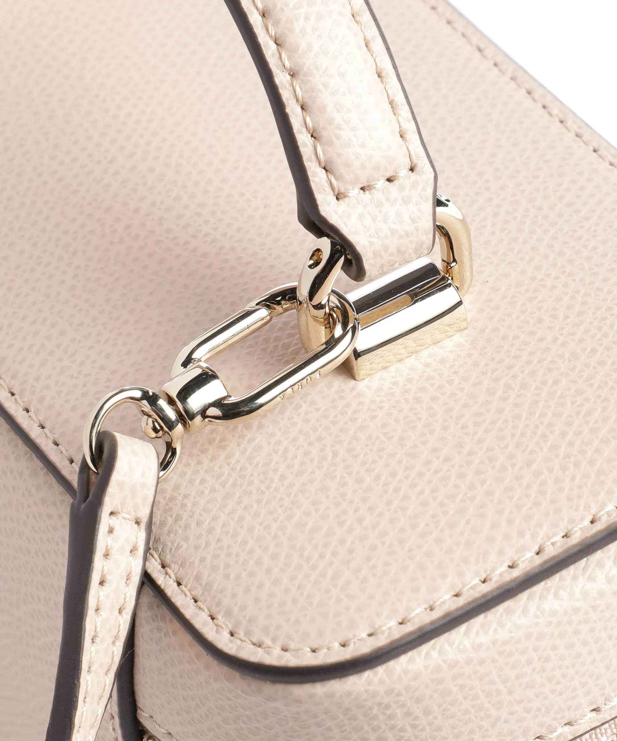  Furla Camelia Vanity Borsa a tracolla pelle granulata beige  