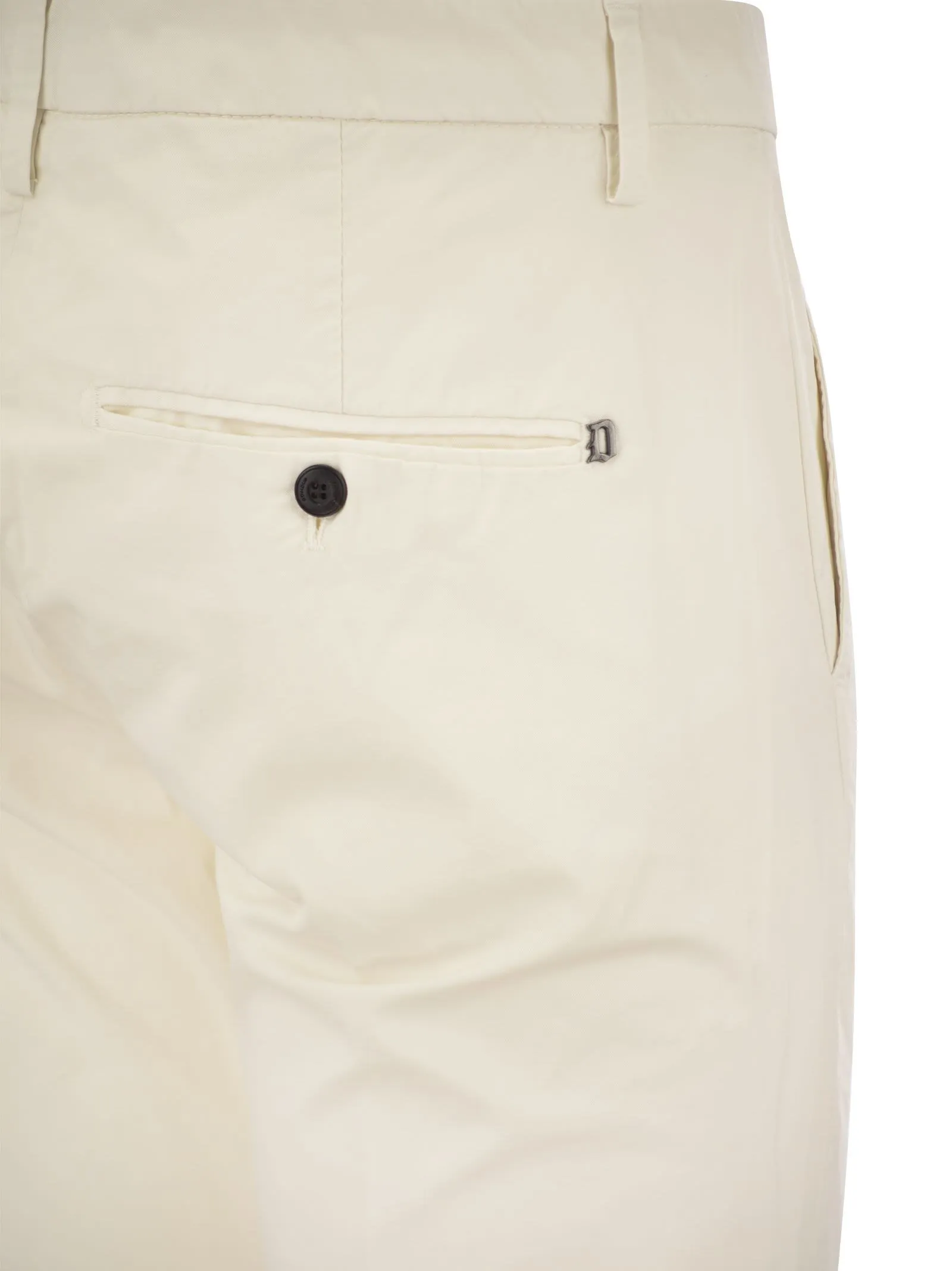 GAUBERT – Pantaloni slim-fit in gabardina