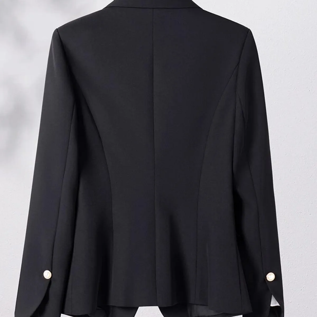 Giacca da donna verde bianco nero marrone giacca da donna giacca femminile manica lunga bottone singolo cappotto formale autunno