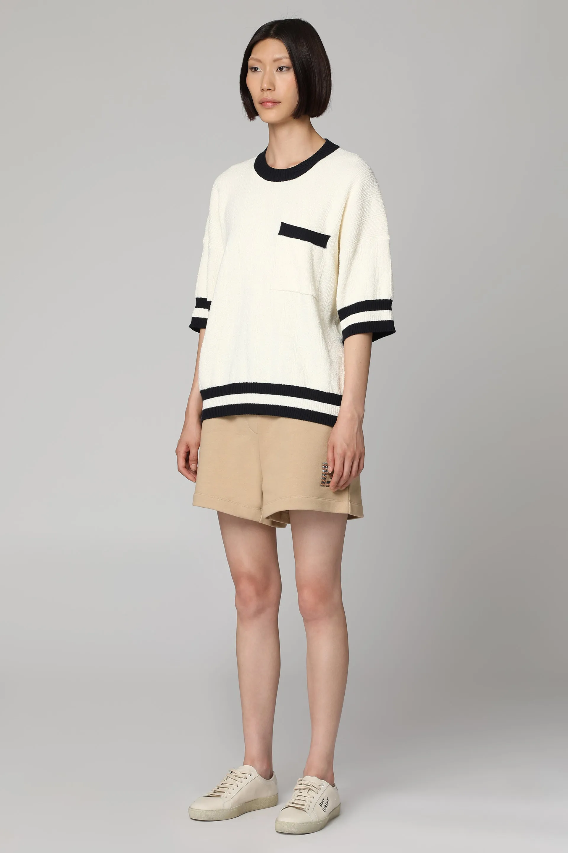 Golden Goose Pullover Lou a maniche corte