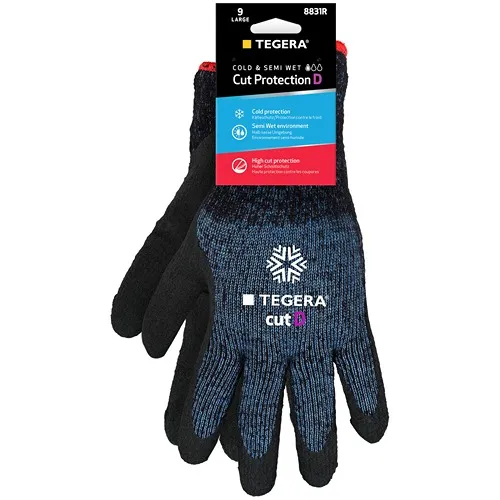 Guanti da lavoro Tegera TEGERA, Tg. 11, in Acrilico, Tecnologia CRF, HPPE, Poliestere, Filato in fibra di acciaio inox,