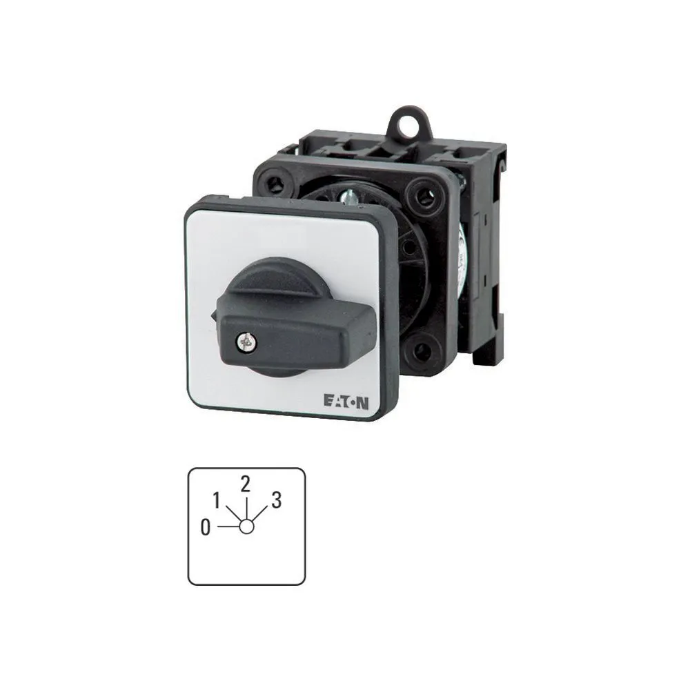 Interruttore Cam Eaton serie Eaton Moeller Series T0 011508 T0-2-171/Z 1P, 4 posizioni, 20A, 690V (Volts)