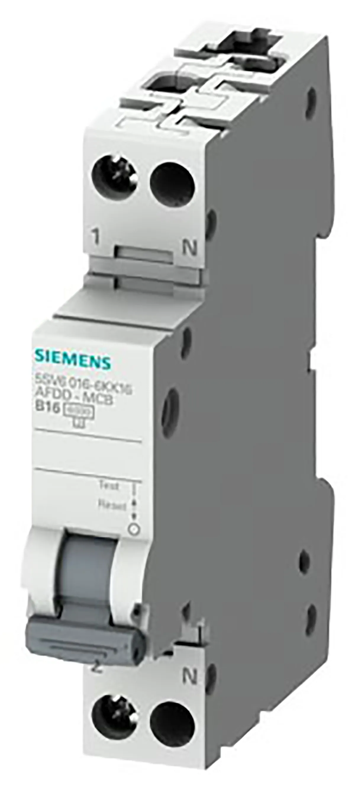 Interruttore di sicurezza antincendio Siemens, 2P 16A 6 kA, Tipo B