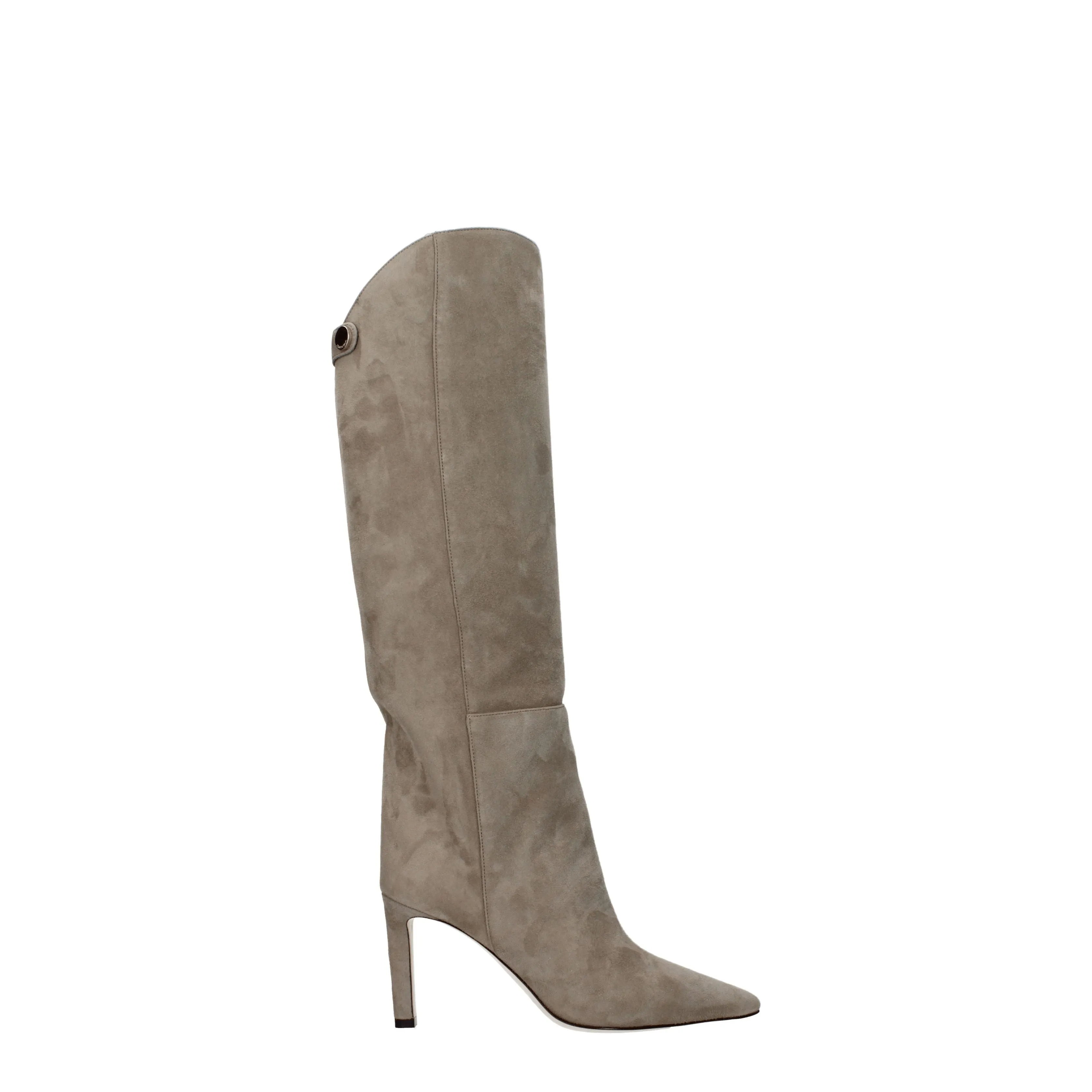 Jimmy Choo Stivali Alizze Donna Camoscio Grigio/Talpa