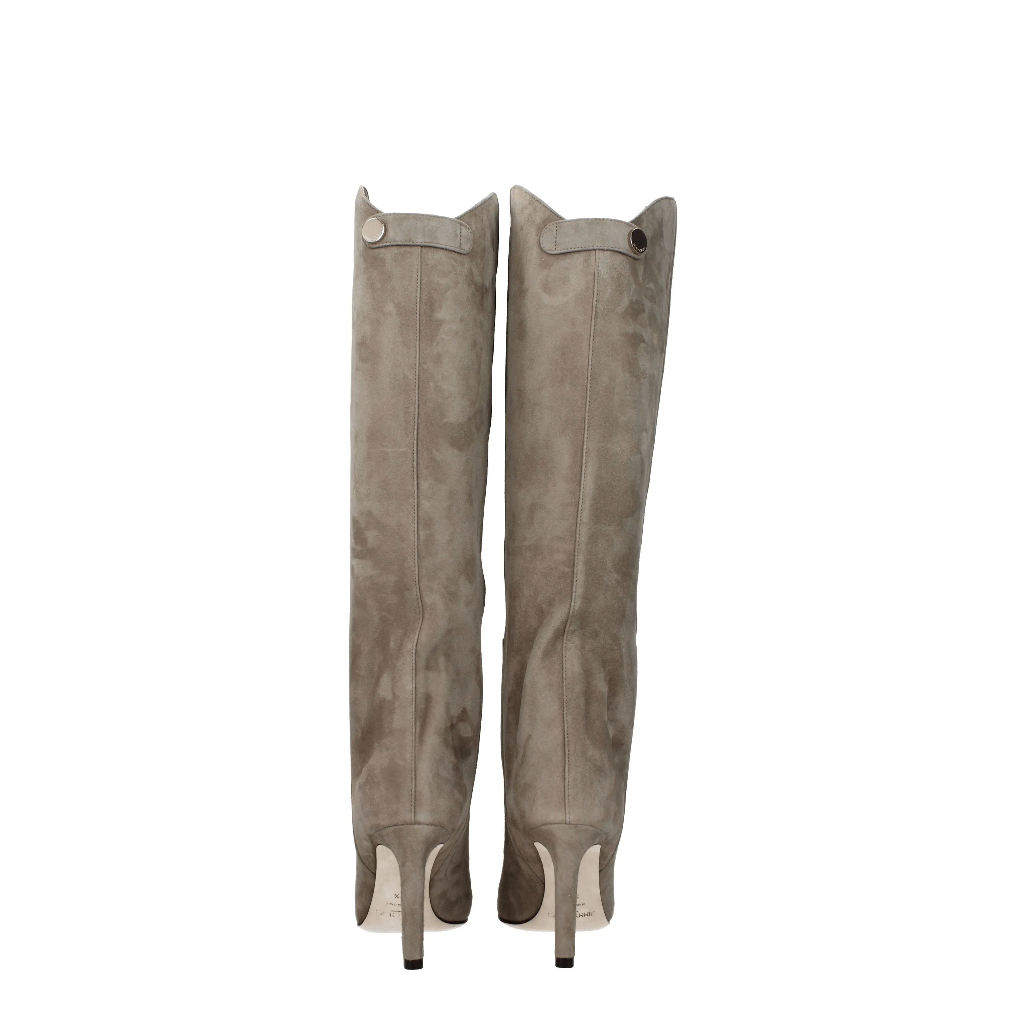 Jimmy Choo Stivali Alizze Donna Camoscio Grigio/Talpa