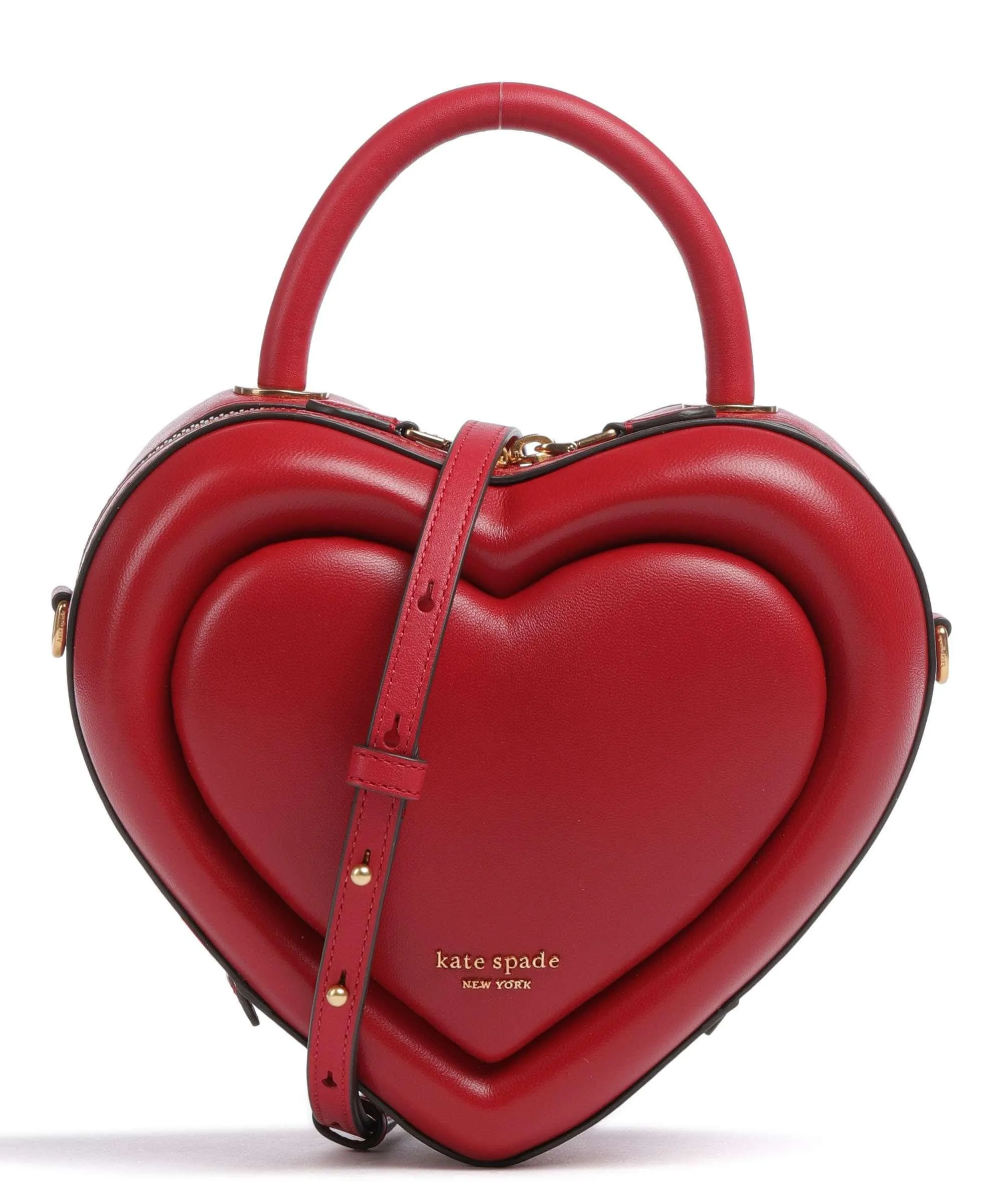  Kate Spade New York Pitter Patter Borsa a tracolla nappa pelle rosso  