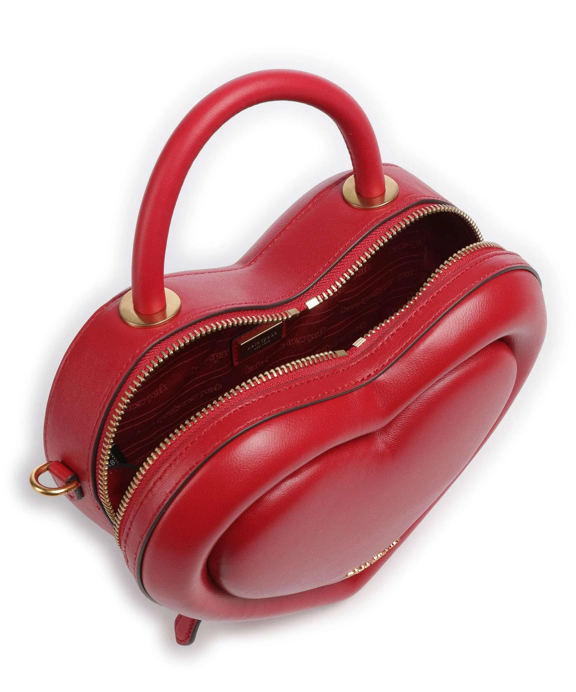  Kate Spade New York Pitter Patter Borsa a tracolla nappa pelle rosso  