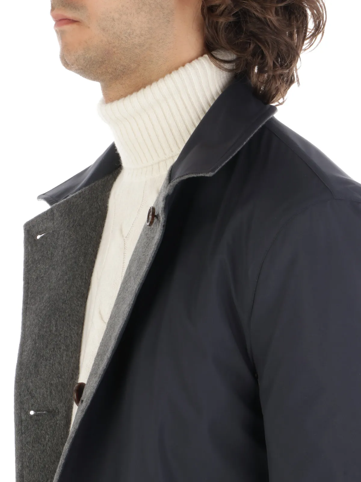 KIRED ---------- Soprabito Uomo Double Face in Cashmere ---------