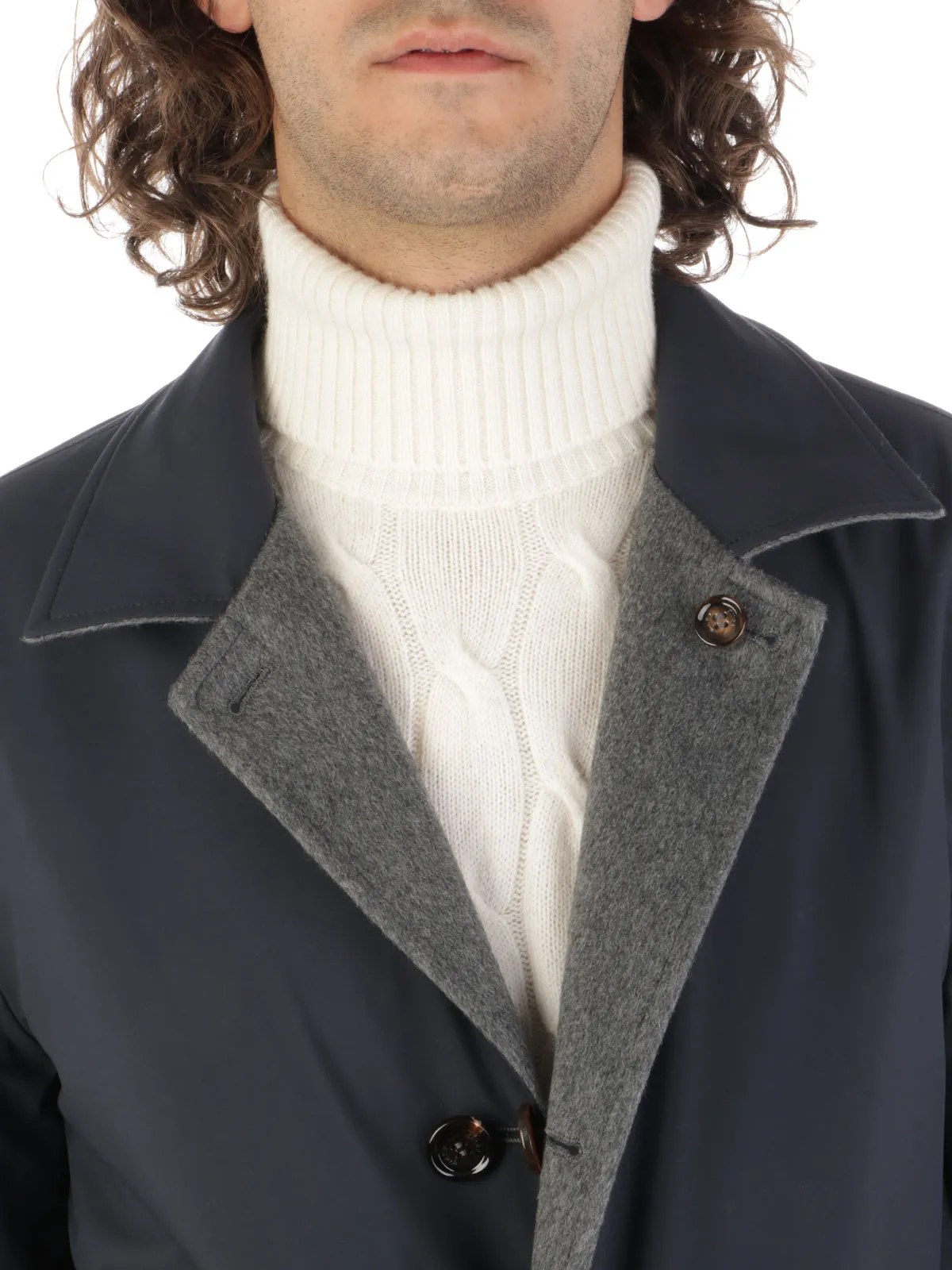 KIRED ---------- Soprabito Uomo Double Face in Cashmere ---------