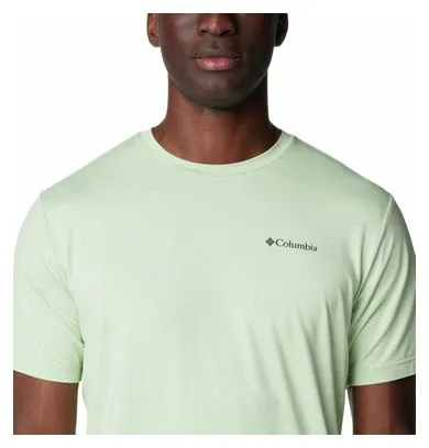 Maglietta tecnica verde Columbia Kwick Hike Graphic