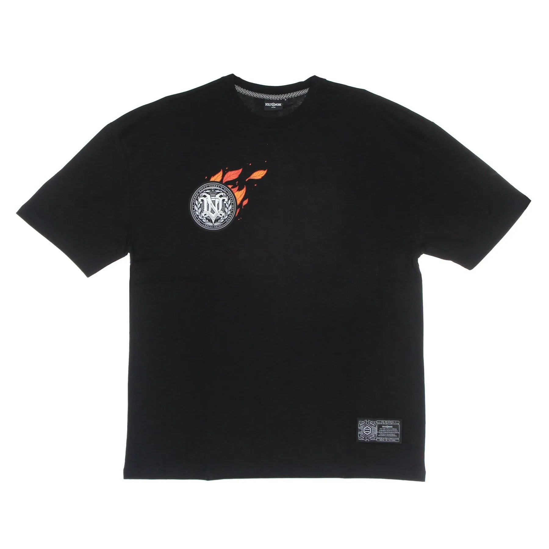 Maglietta Uomo Autunno Oversize Tee Black