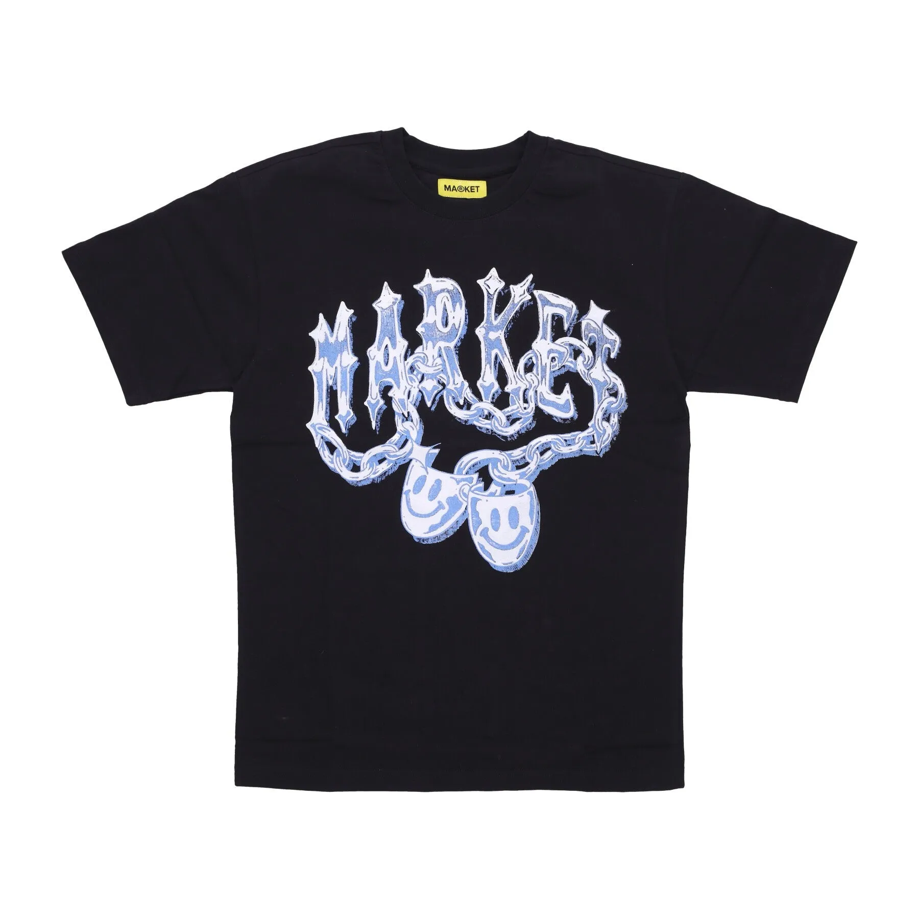 Maglietta Uomo Chain Tee X Smiley Black