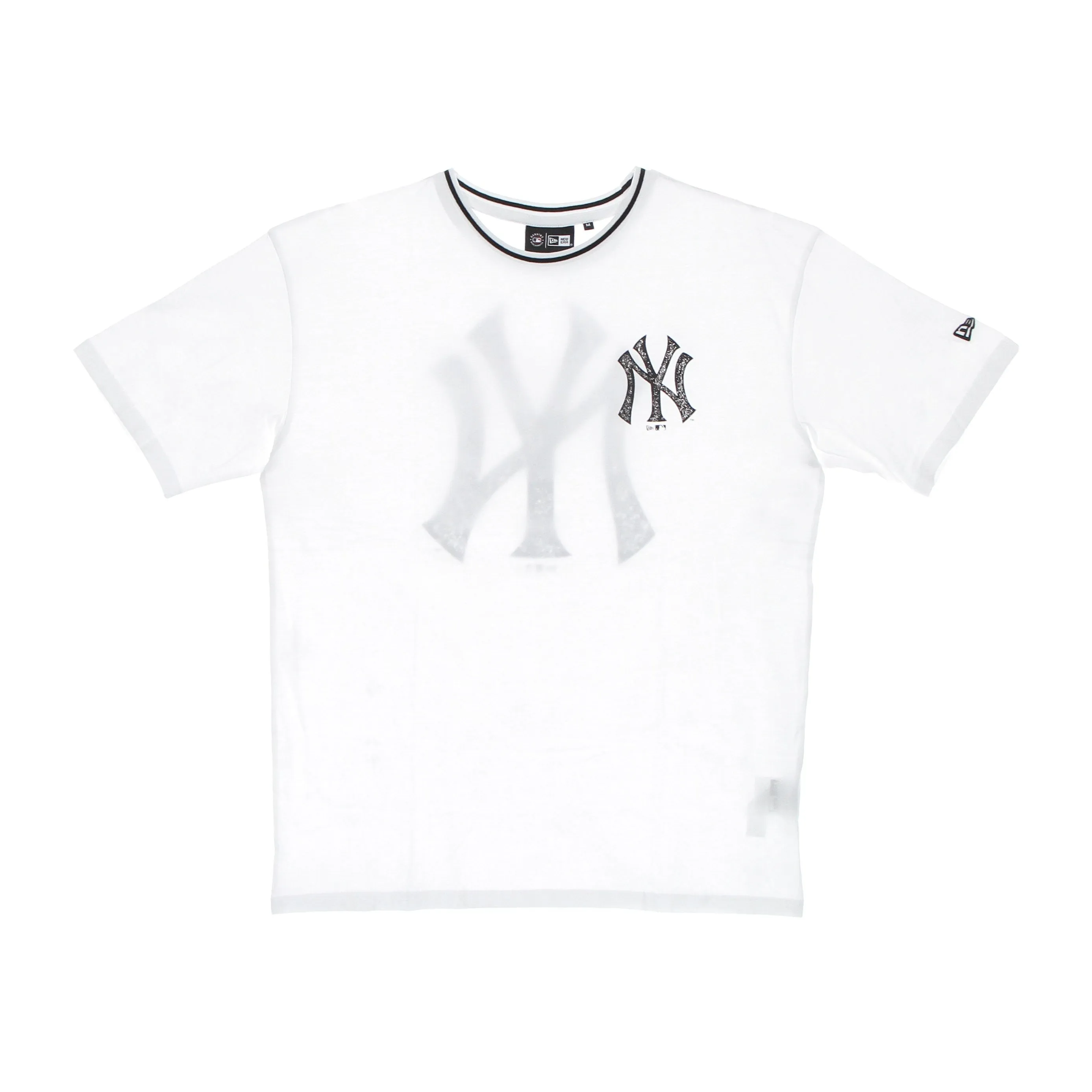 Maglietta Uomo Mlb Distressed Graphic Oversized Tee Neyyan White