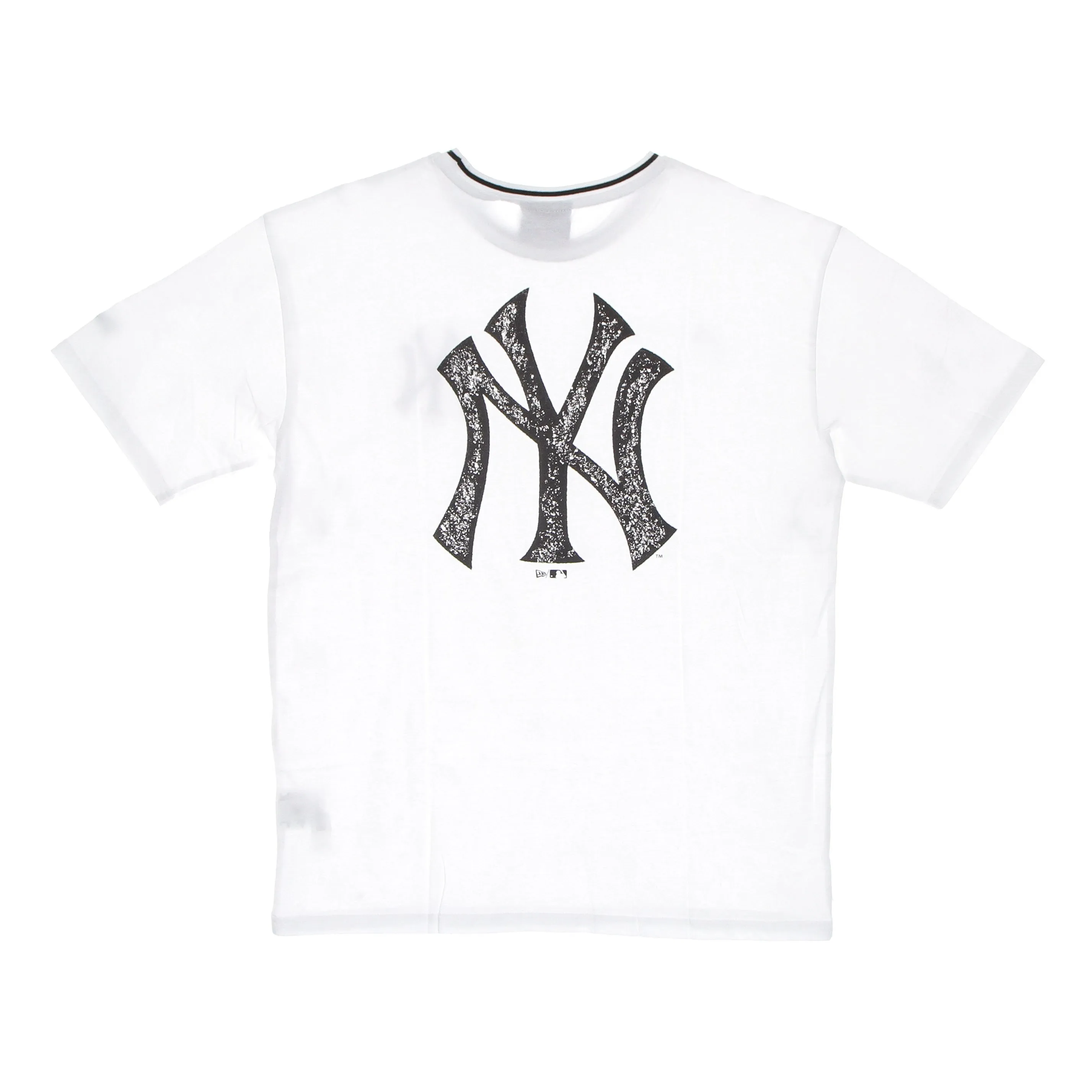 Maglietta Uomo Mlb Distressed Graphic Oversized Tee Neyyan White
