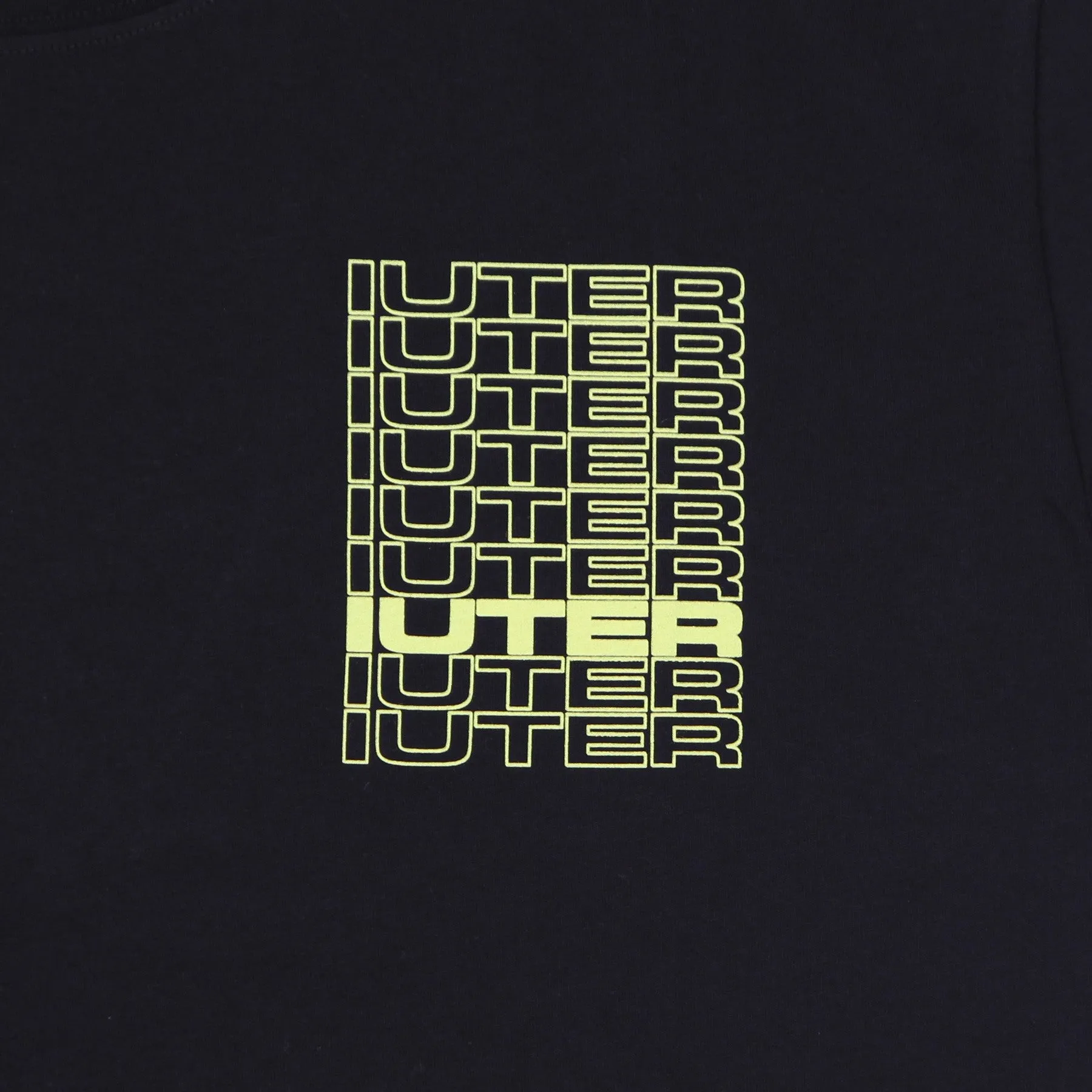 Maglietta Uomo Spine Tee Black