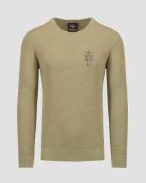 Maglione verde da uomo Aeronautica Militare