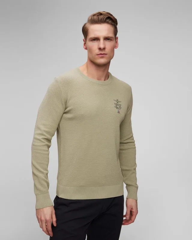 Maglione verde da uomo Aeronautica Militare