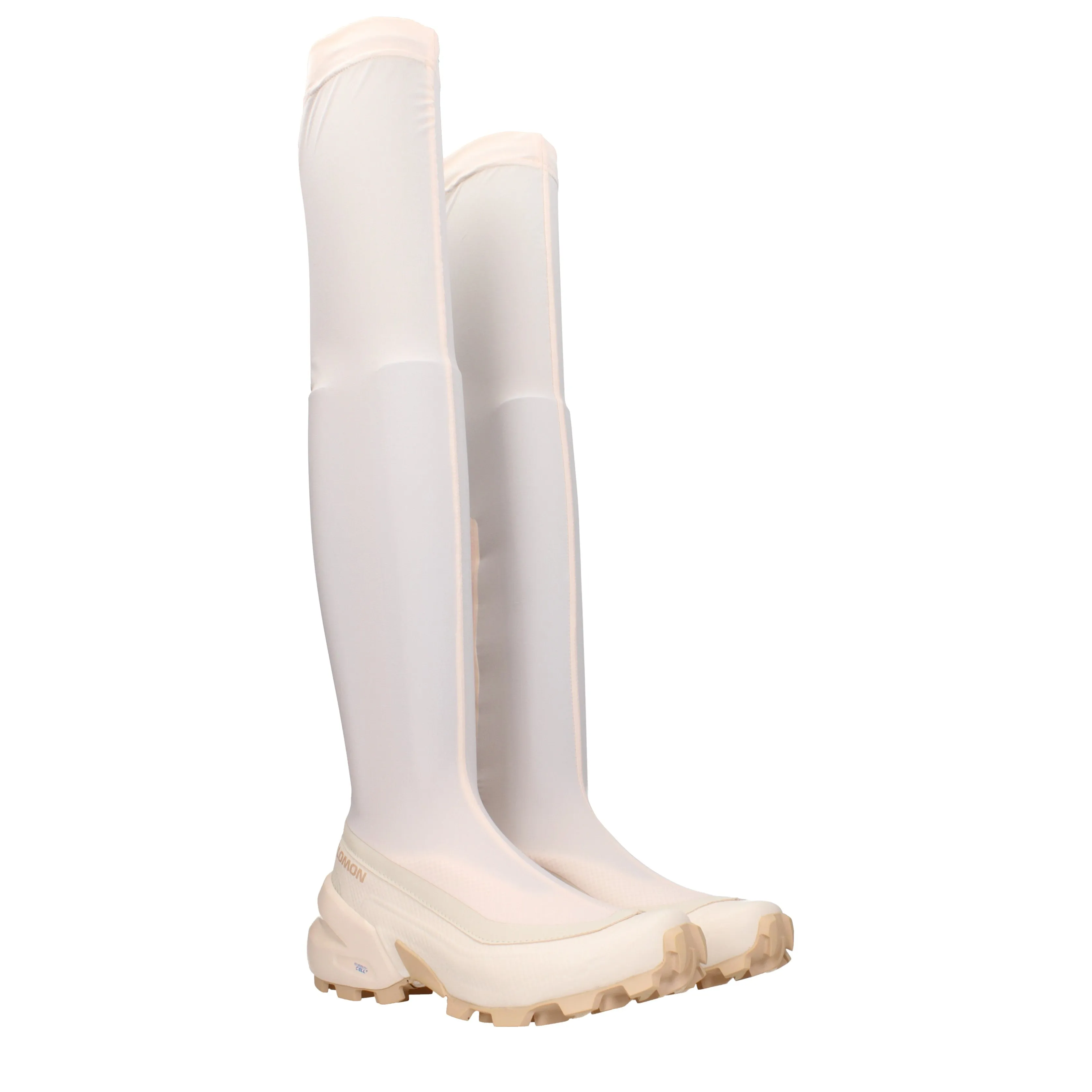 Maison Margiela Stivali Salomon Donna Tessuto Rosa/Vaniglia