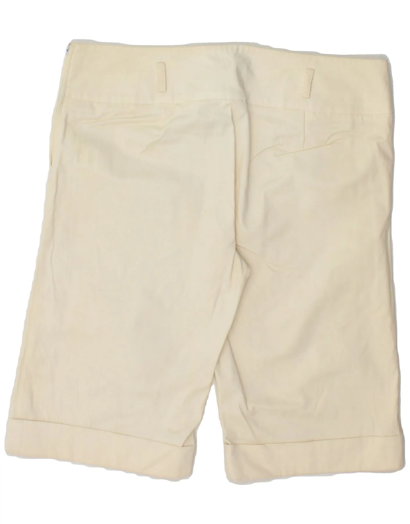 MARELLA Womens Casual Shorts UK 16 Large W34  Off White Cotton