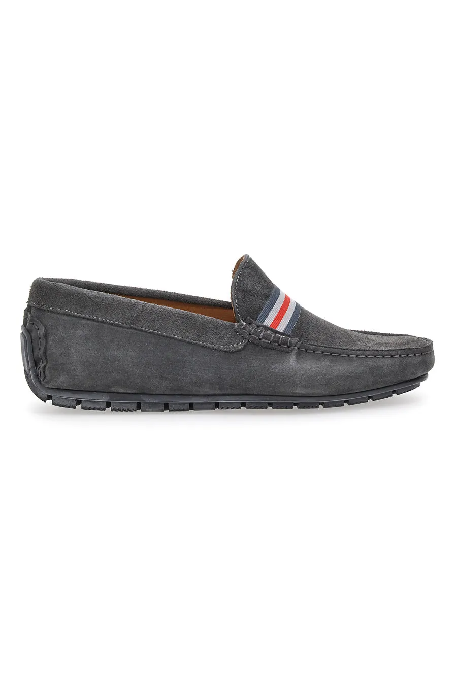  MAX DILLAN Mocassino in pelle scamosciata Grigia Max Dillan 05