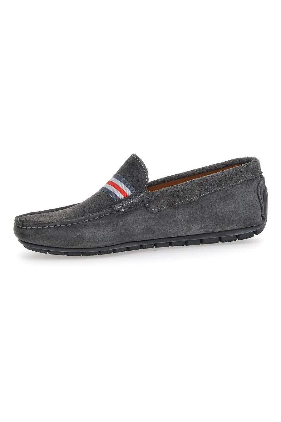  MAX DILLAN Mocassino in pelle scamosciata Grigia Max Dillan 05