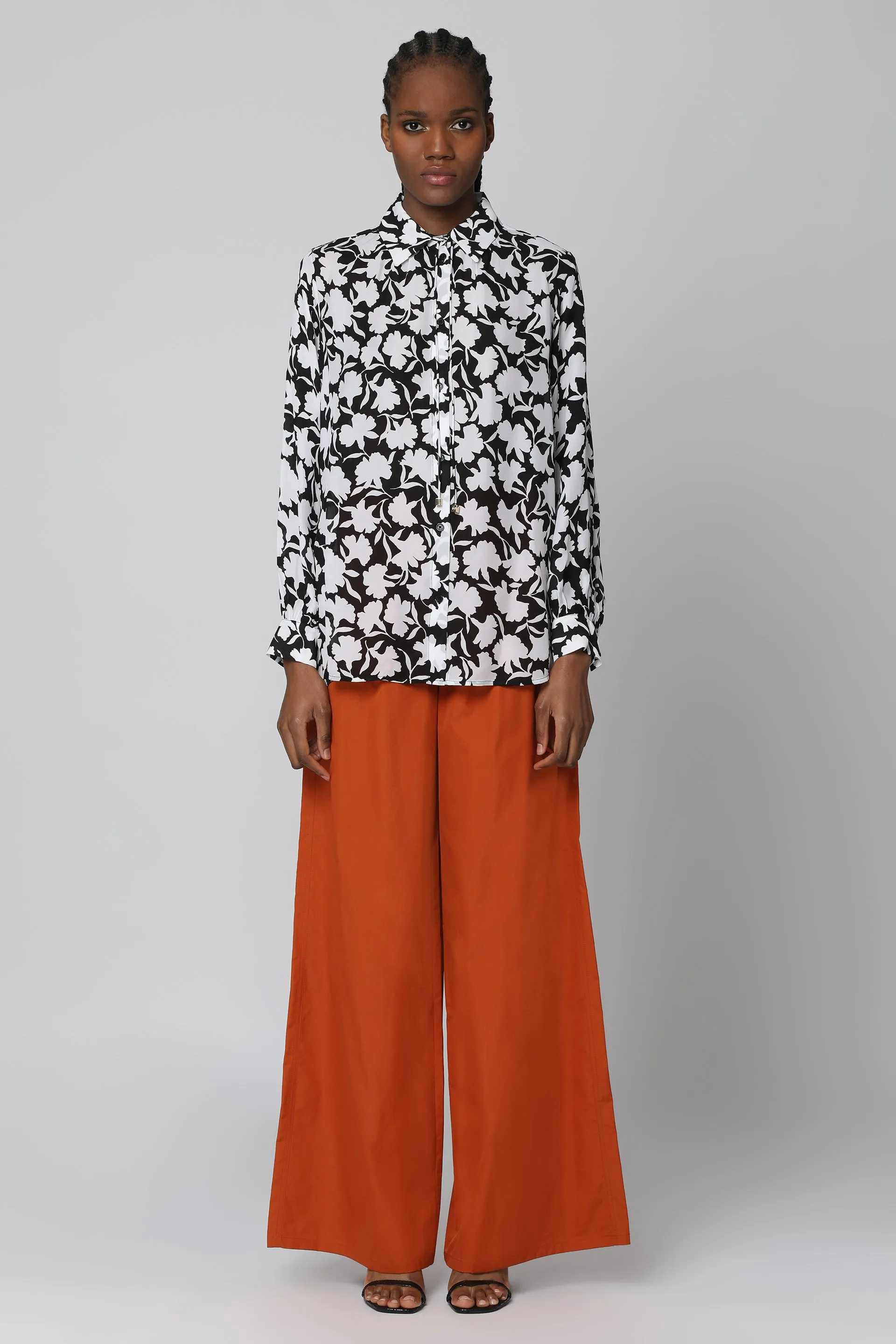 Max Mara Pantaloni Navigli in cotone