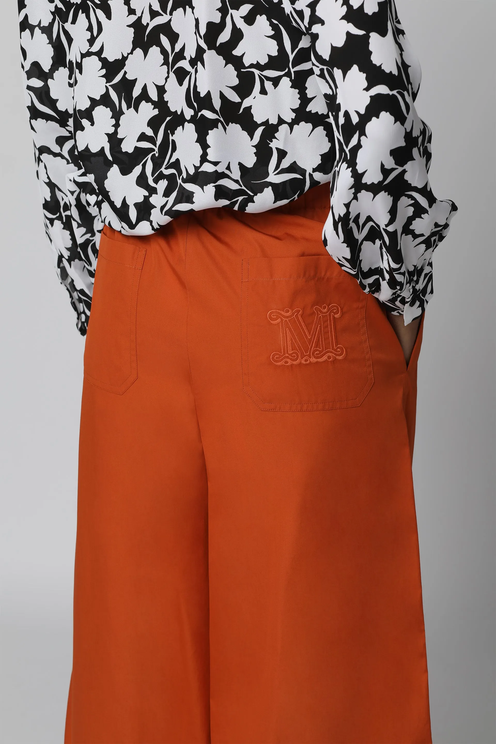 Max Mara Pantaloni Navigli in cotone