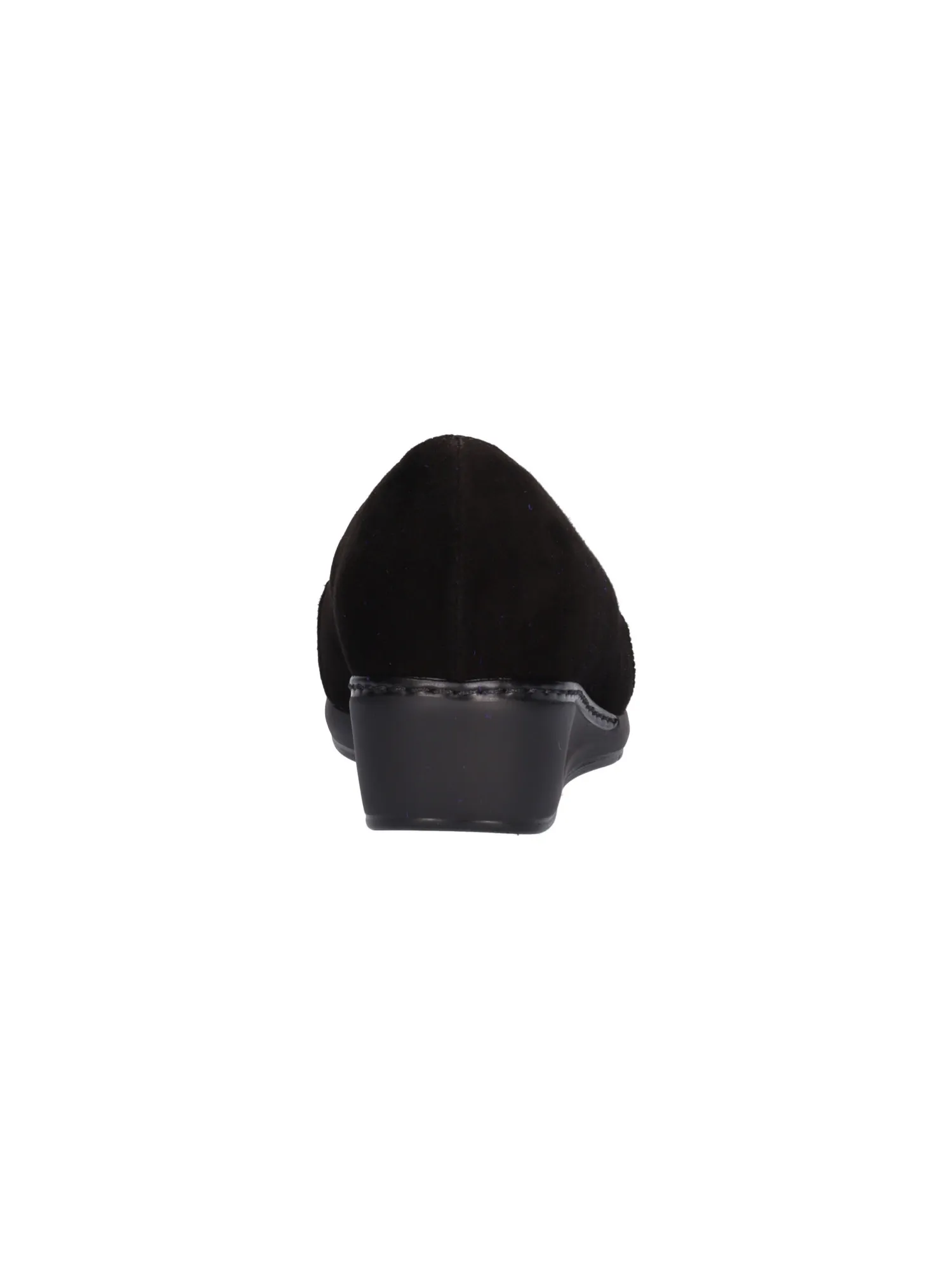 Mocassino zeppa bassa Confort da donna nero