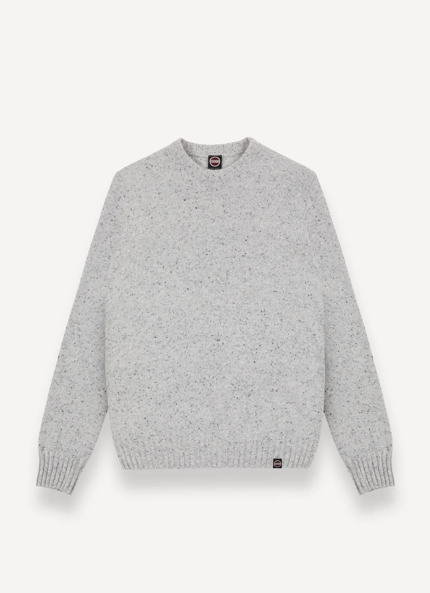 Multi-coloured crew-neck pullover