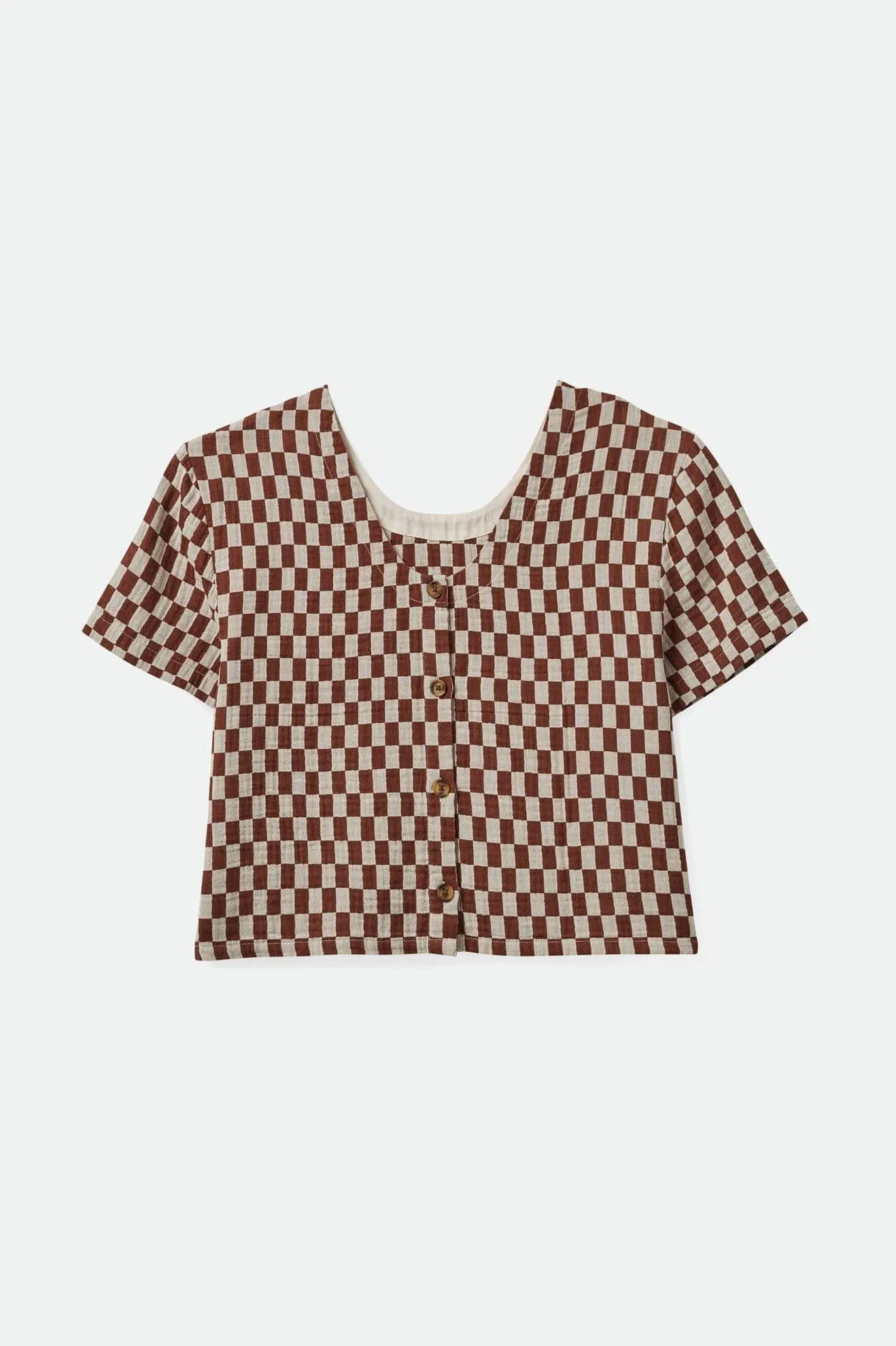MYKONOS SMALL CHECK S S WOVEN