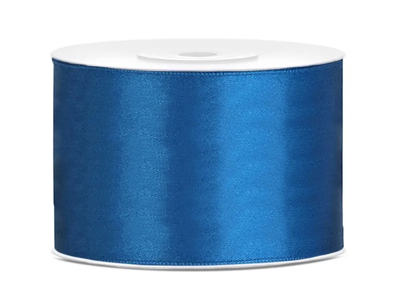 Nastro di raso blu 25m