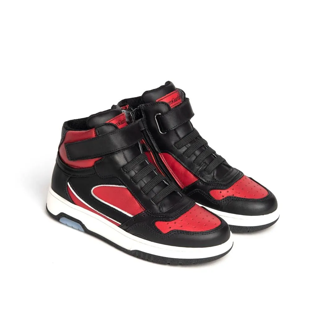 Nero Giardini  ---------    ------------NeroGiardini sneakers  ragazzo in pelle I234301M-100 AI23