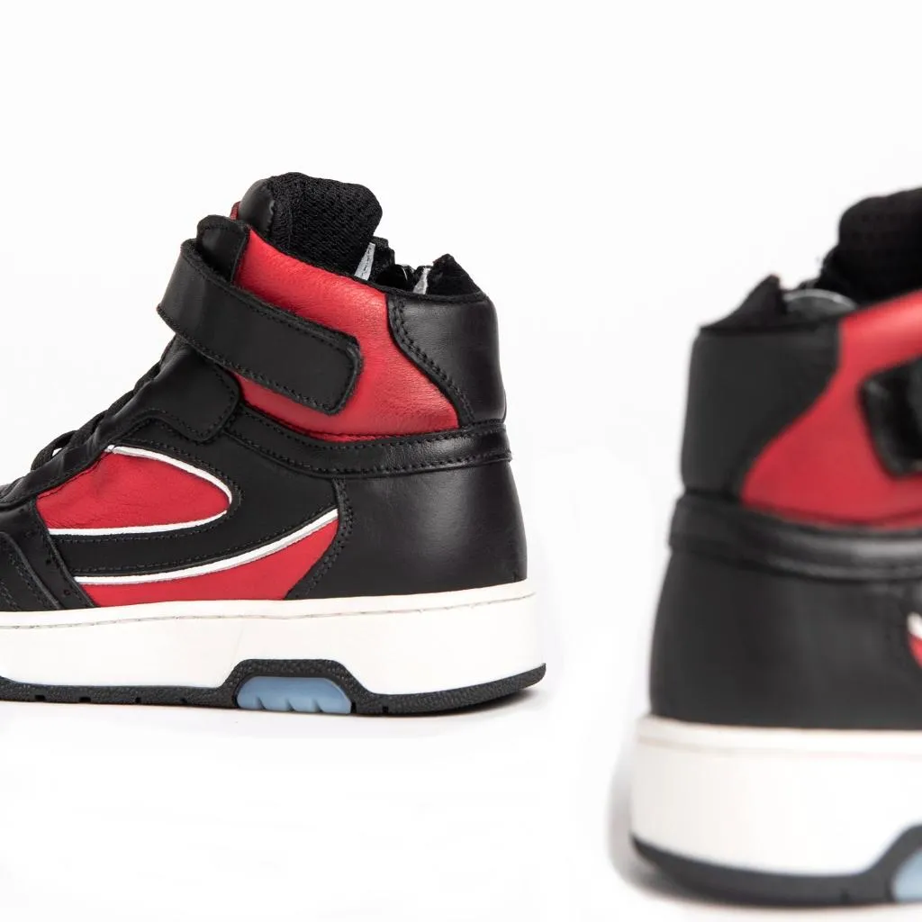 Nero Giardini  ---------    ------------NeroGiardini sneakers  ragazzo in pelle I234301M-100 AI23