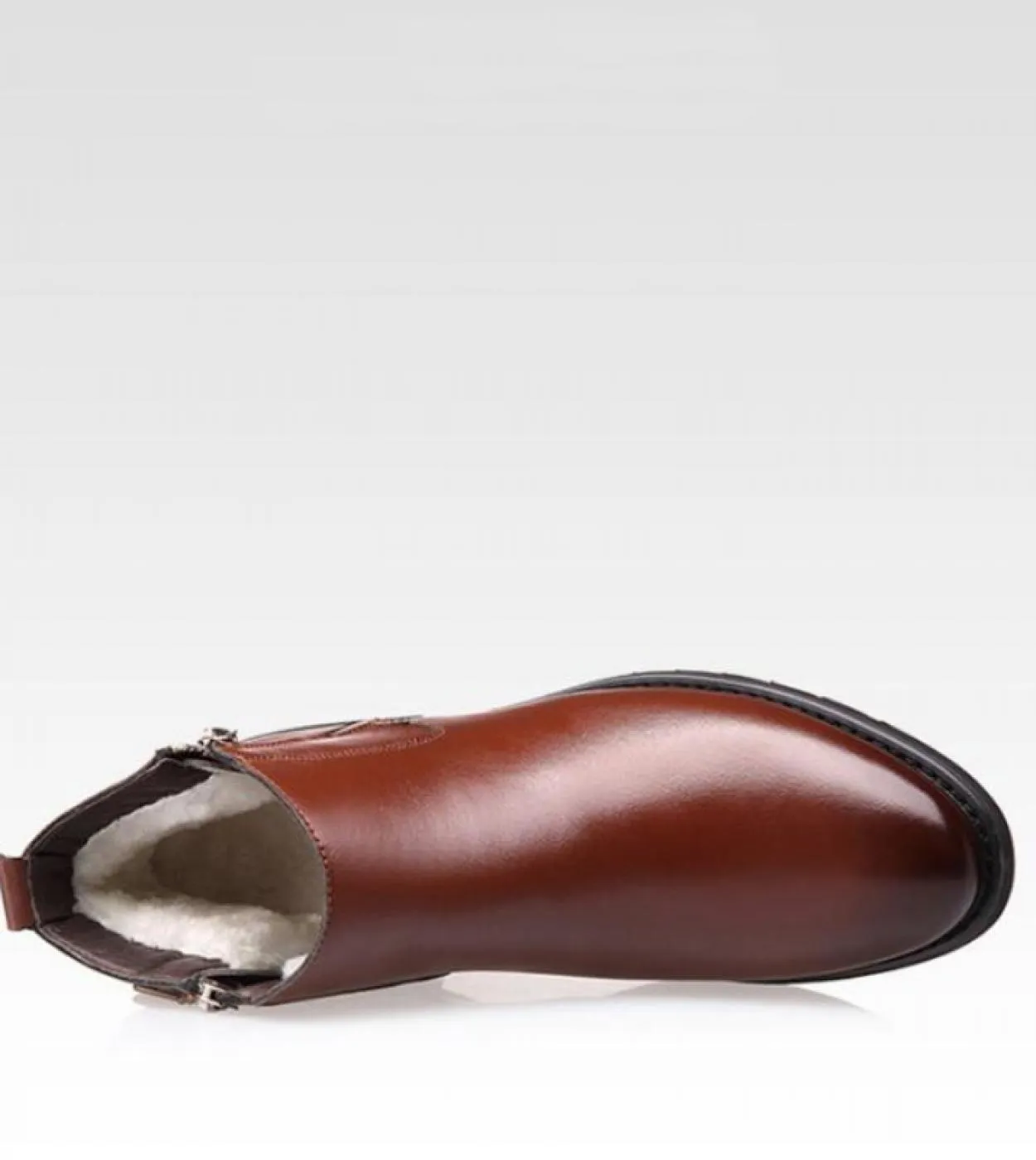 Nuovi stivali da uomo invernali da esterno di design con tubo con cerniera, caldi e spessi, impermeabili, imbottiti, scarpe da u