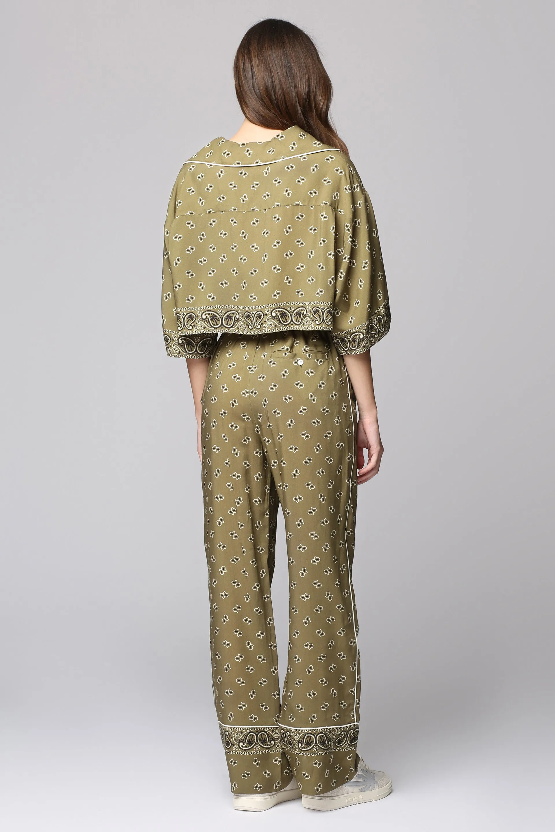Palm Angels Pantaloni in viscosa