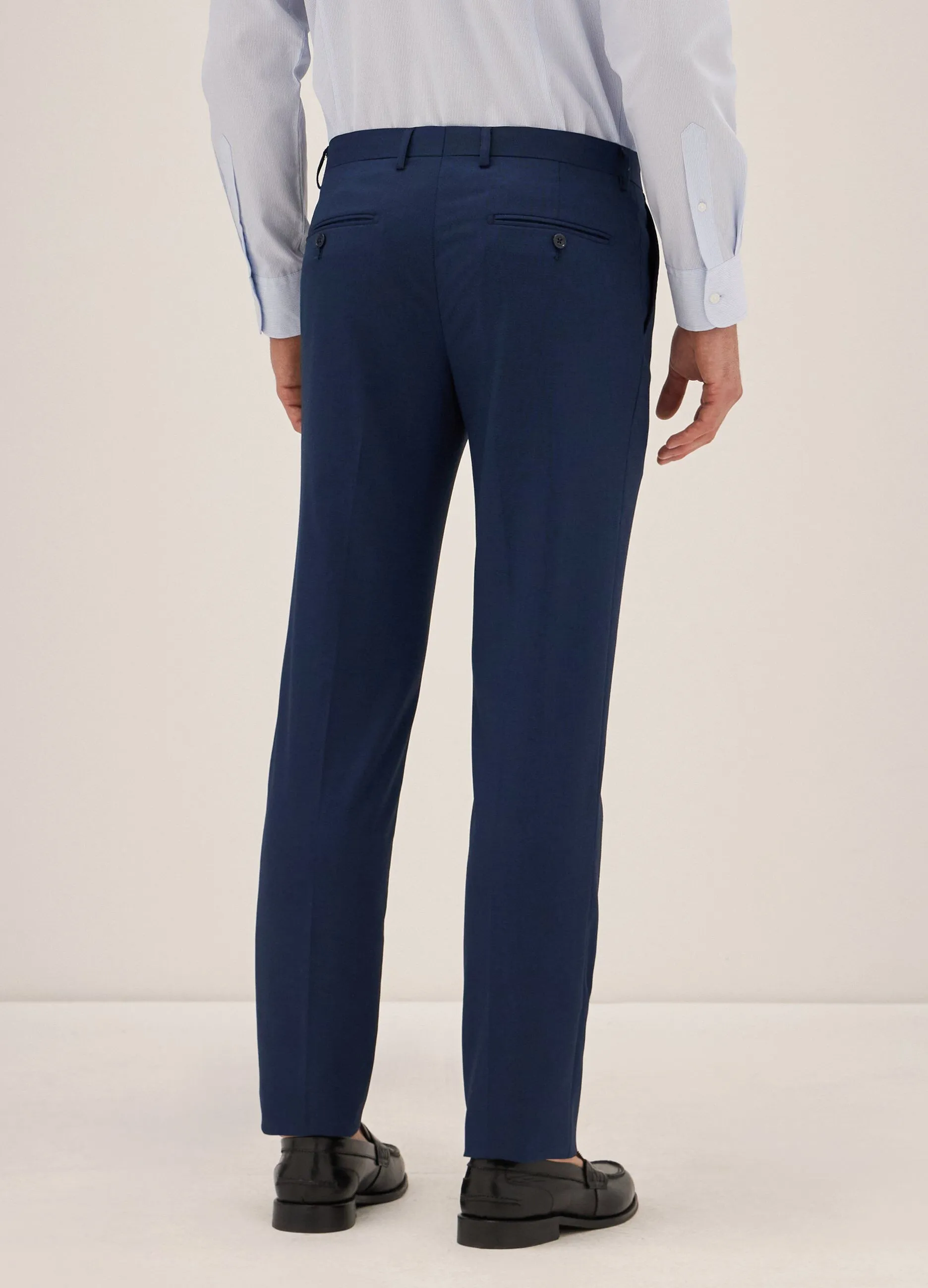 Pantalone Rumford classico in tessuto operato uomo