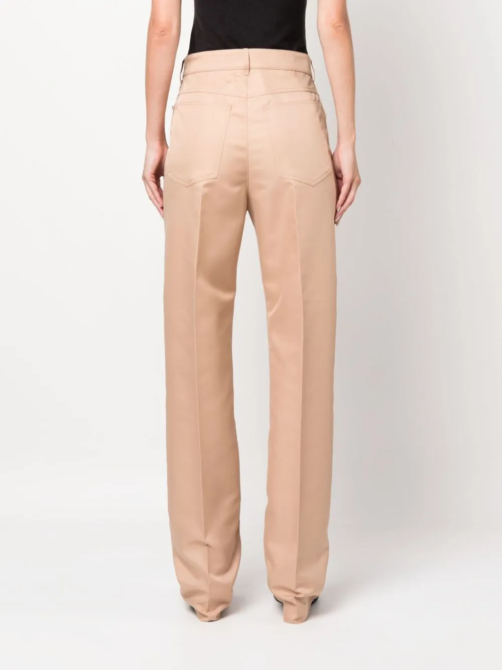 Pantaloni a vita exploit in beige - donna
