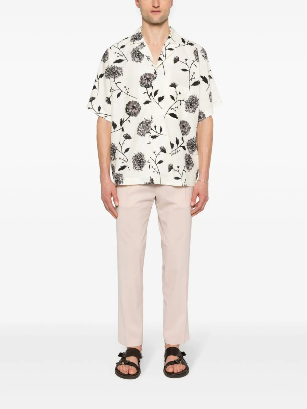 Pantaloni affusolati in rosa - uomo