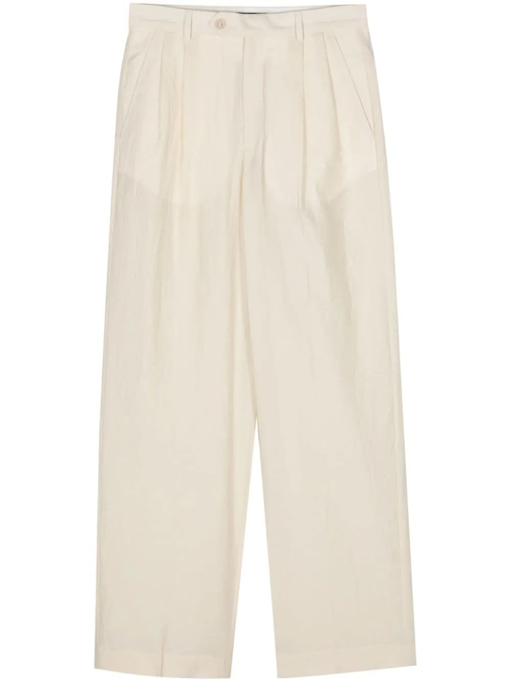 Pantaloni dritti in beige - donna