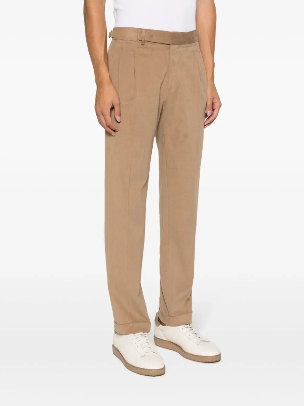 Pantaloni dritti in beige - uomo