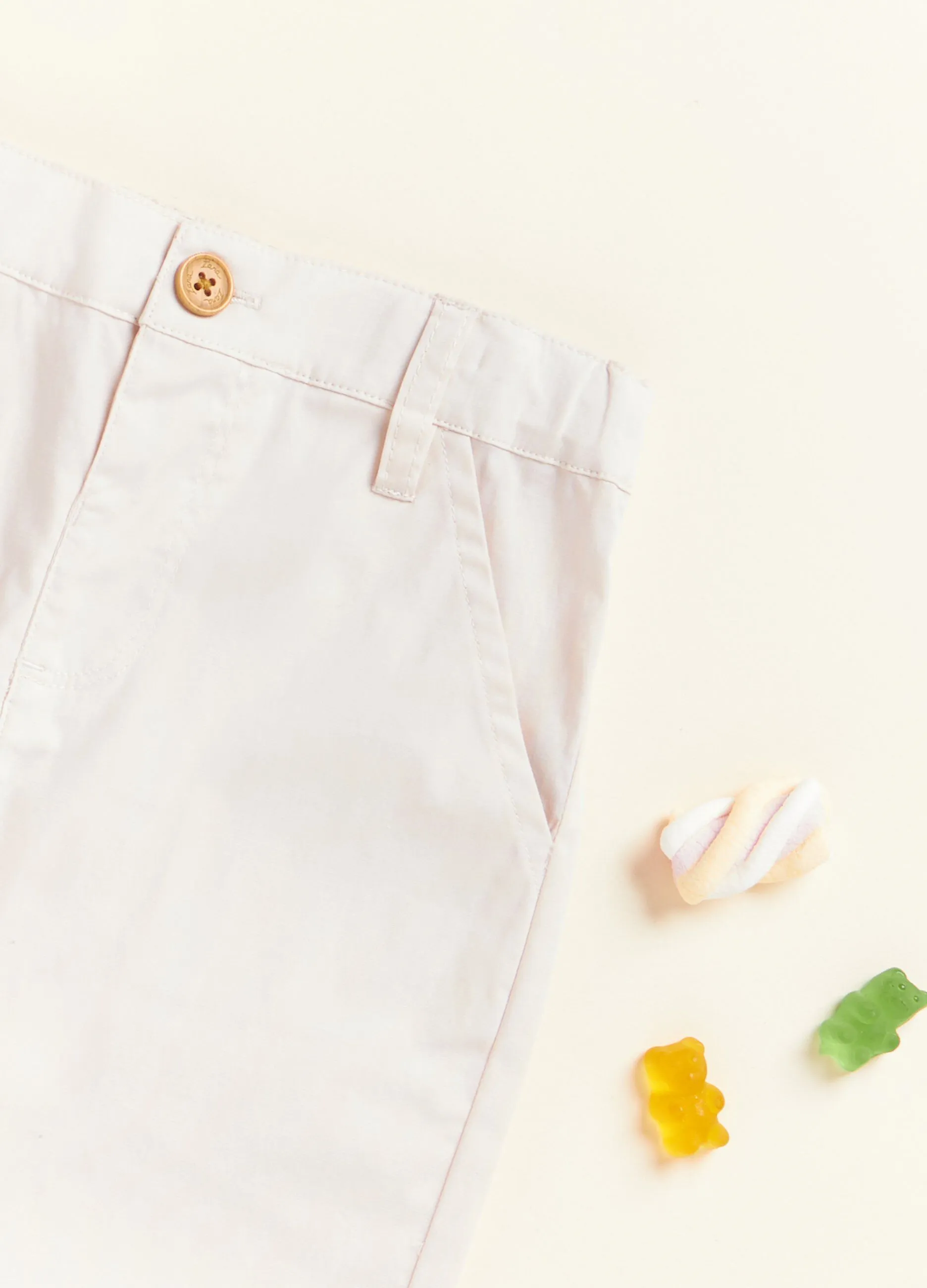 Pantaloni in cotone stretch IANA