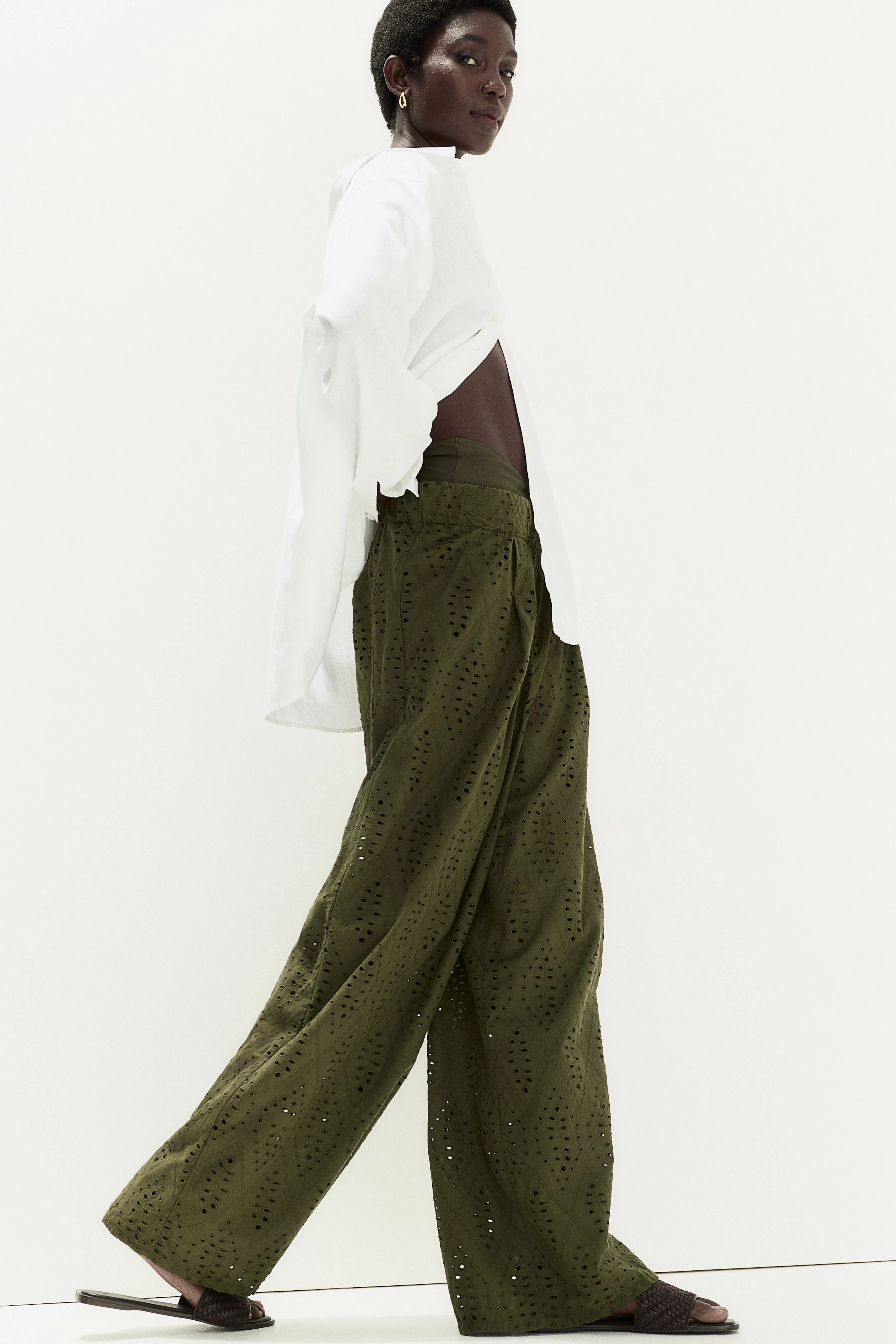 Pantaloni in sangallo