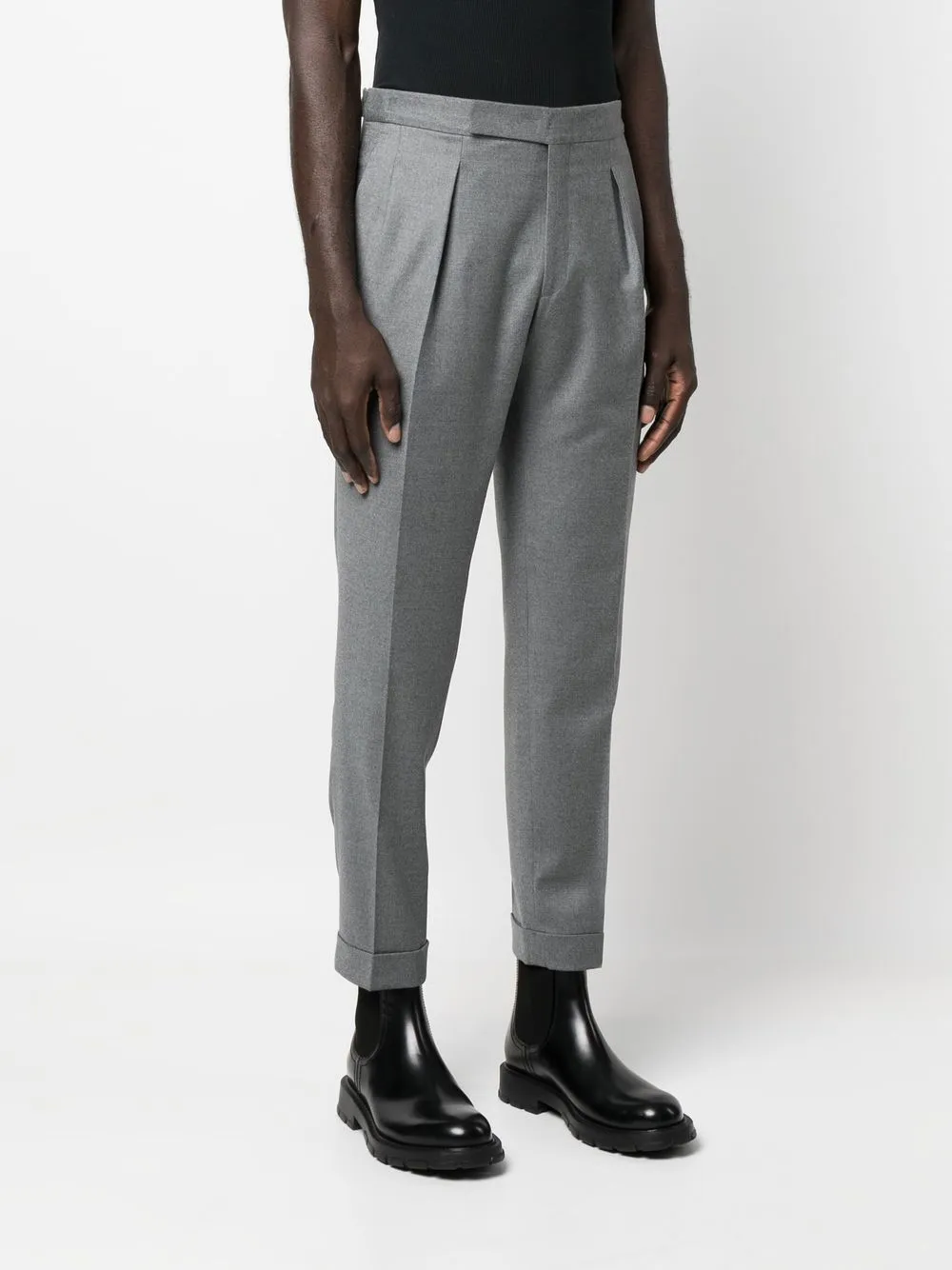 Pantaloni sartoriali in grigio - uomo