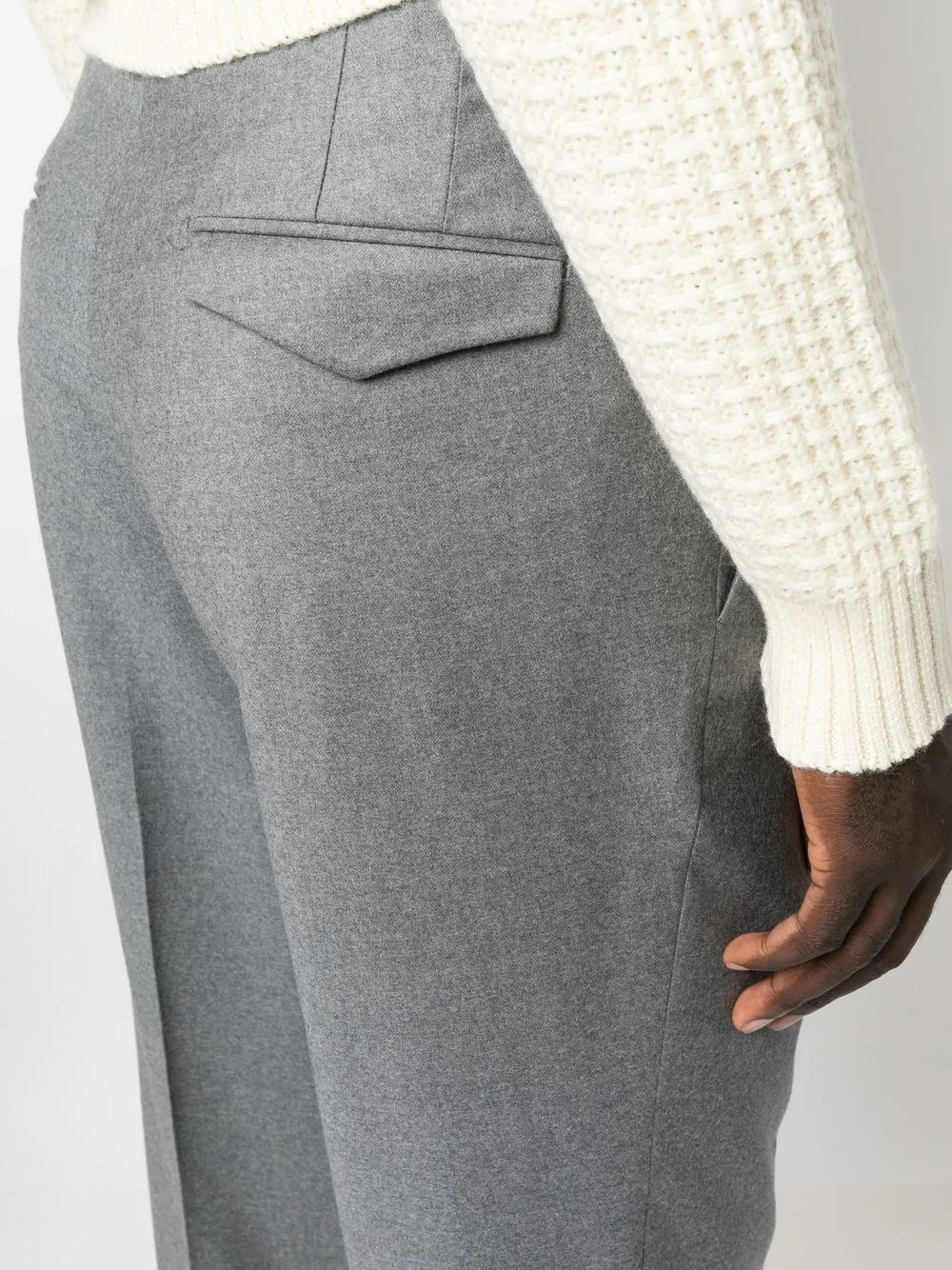 Pantaloni sartoriali in grigio - uomo