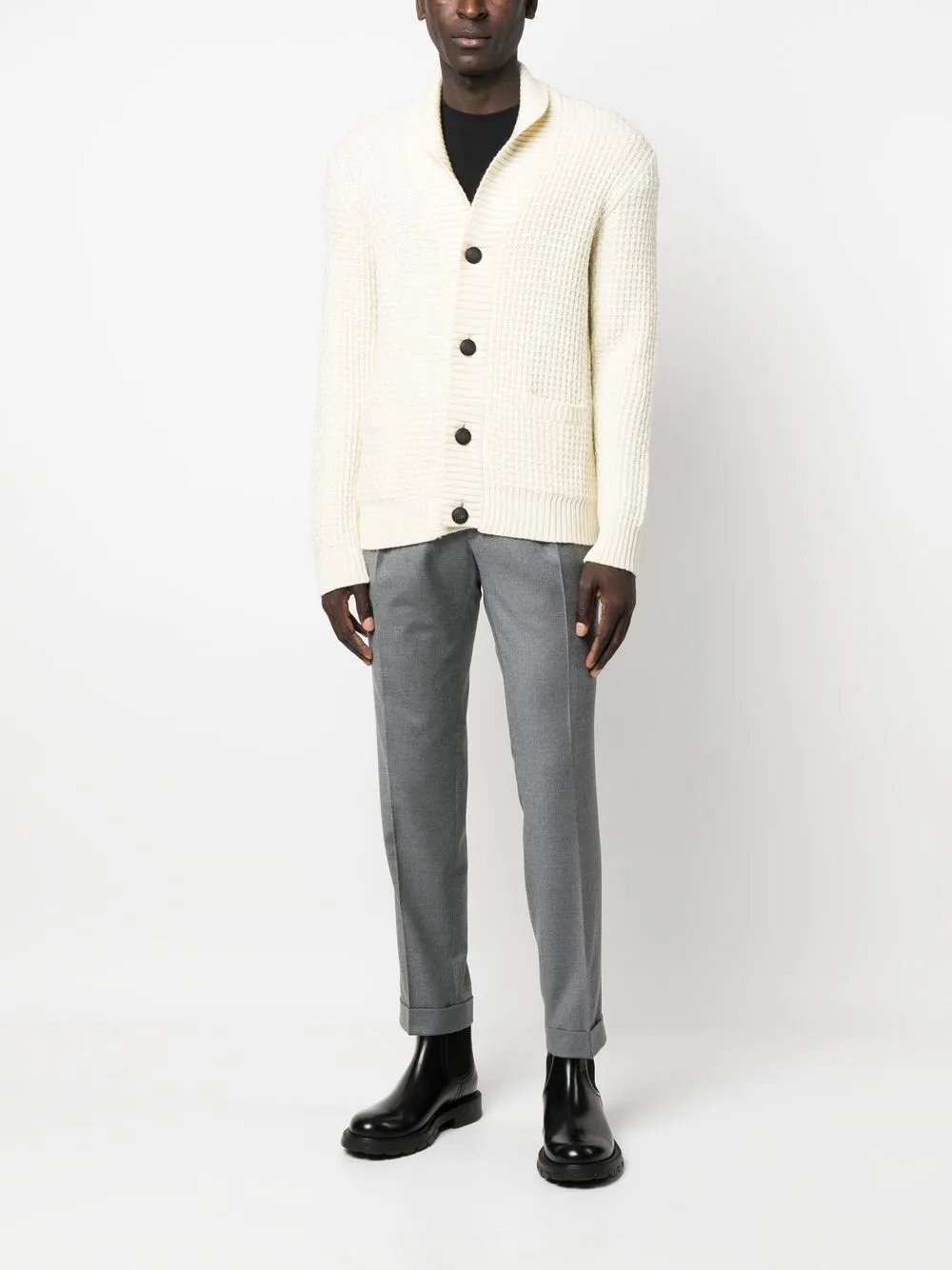 Pantaloni sartoriali in grigio - uomo
