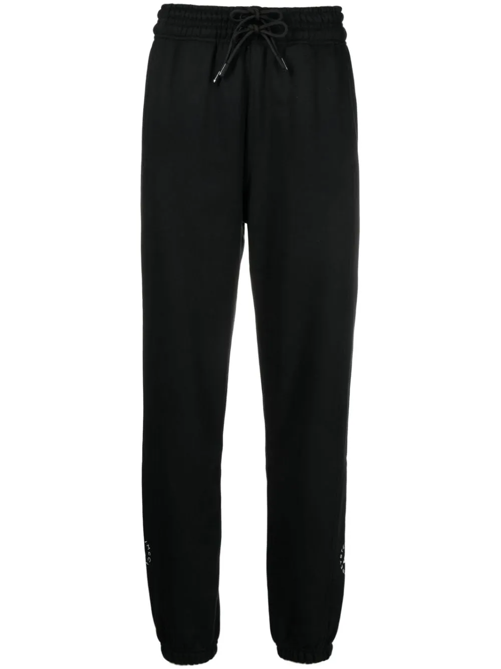 Pantaloni sportivi con stampa in nero - donna