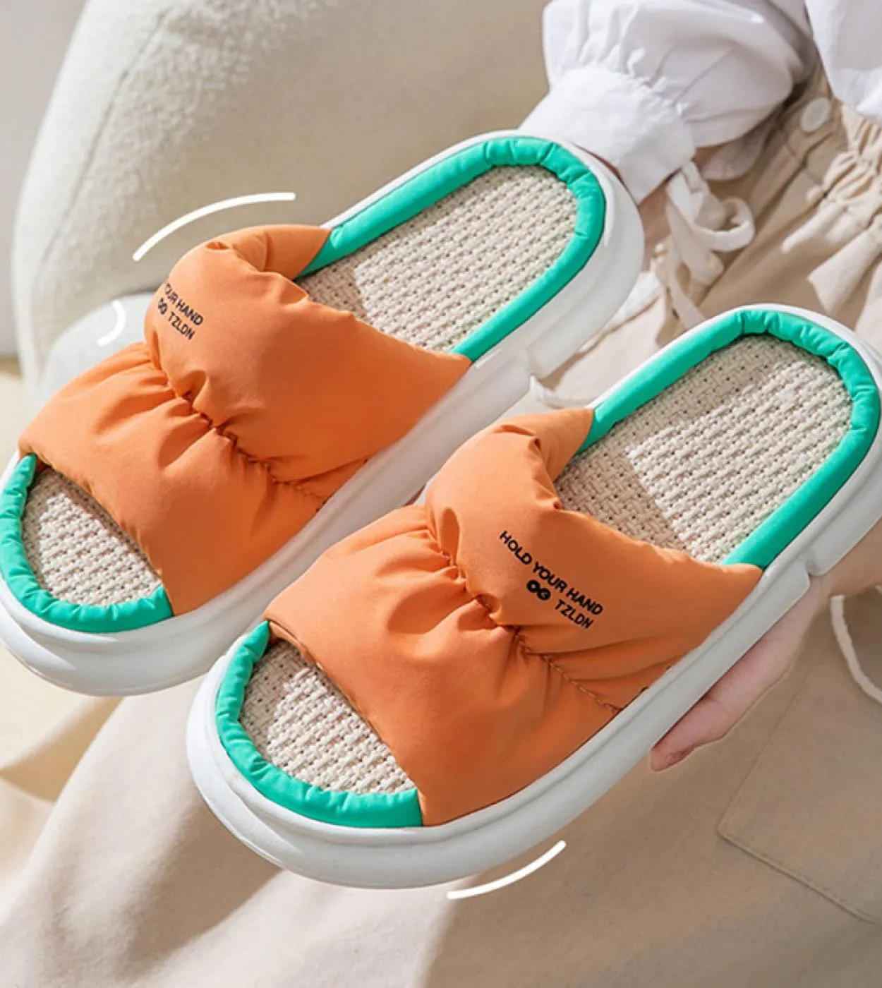 Pantofole da casa Pantofole da donna traspiranti Piattaforma Pantofole da casa Pantofole da donna